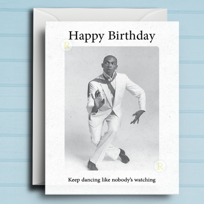 Black Man Birthday Card I